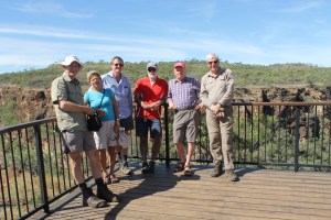 L to R. Glenn,Sally, Noel, Joe, Brian ,Alf. Don hidden behind the camera.