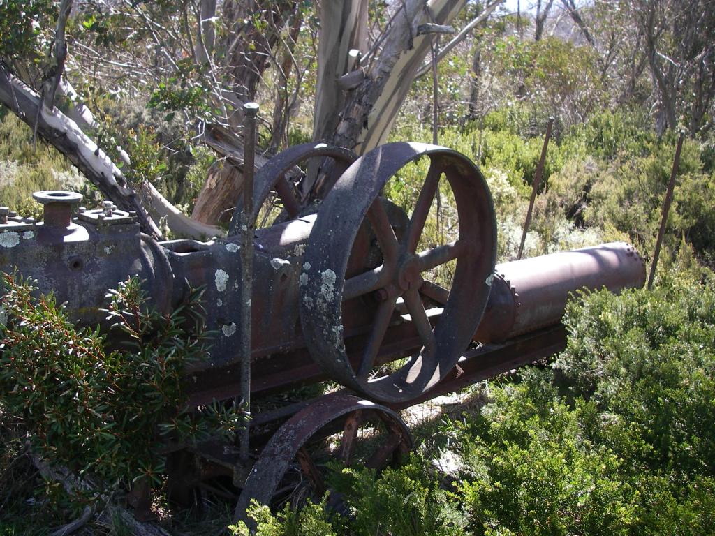 Old boiler @ Grey Mare Hut