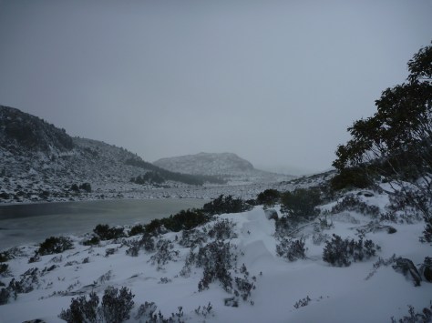 Winter landscape in Walls of Jerusalem National Park. Tasmania