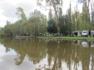 Caravan Park on the river