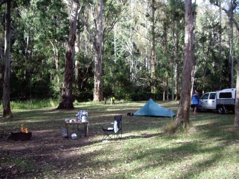 Evening at our camp ground