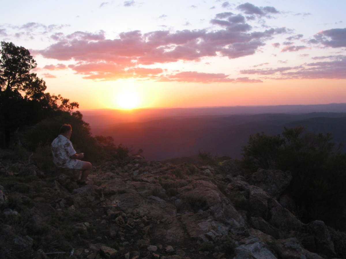 Sunset at Sundown. Southern Sundown National Park. Qld.