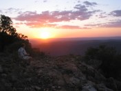 Sunset at Sundown. Southern Sundown National Park.&nbsp;Qld.