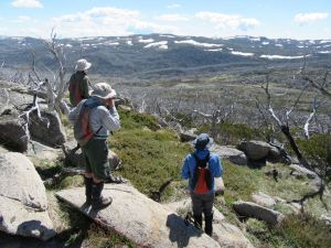 View from The Porcupine towards the Kerries and Gungartan. . Kosciuszko National Park.