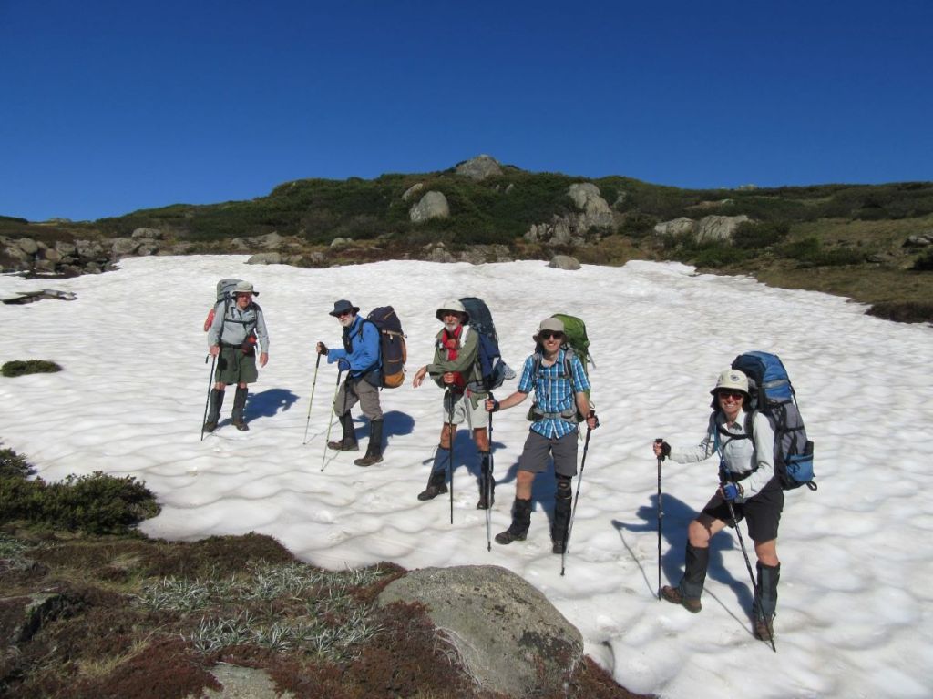 Bushwalkers. Kosciuszko National Park