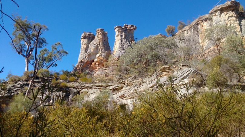 The Chimneys. Mt Moffatt NP