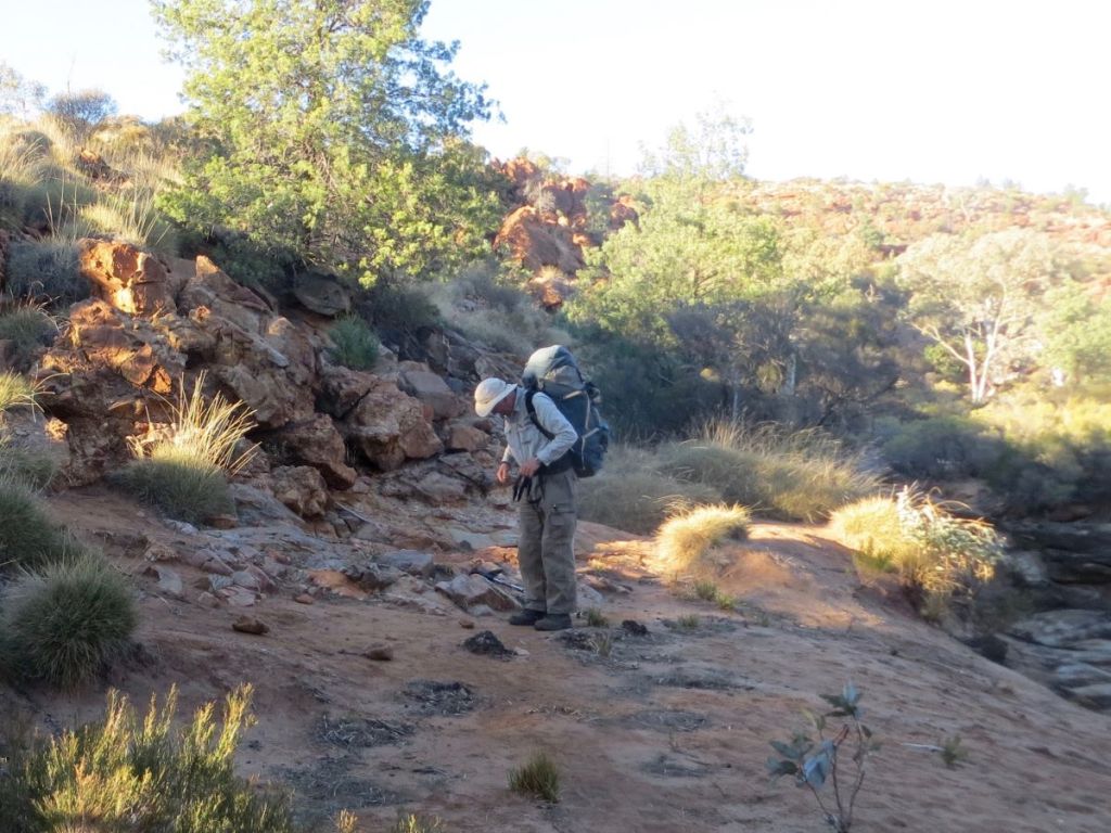 Campsite on Granite Plateau Creek. Mawson Plateau