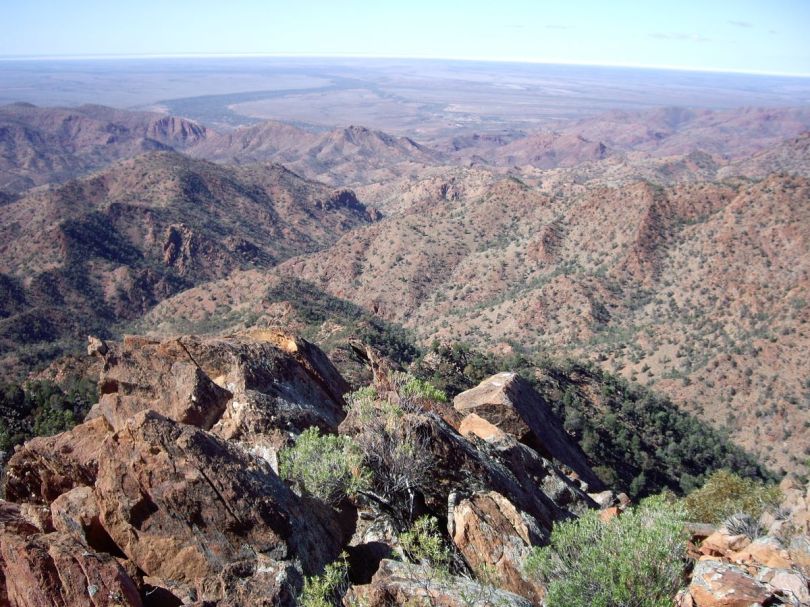 View from Freeling Heights> Northern Flinders Ranges. South Australia.
