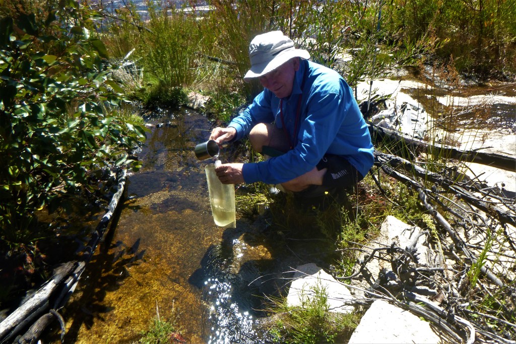 Water supply. Wallangarra Ridge. Girraween NP.