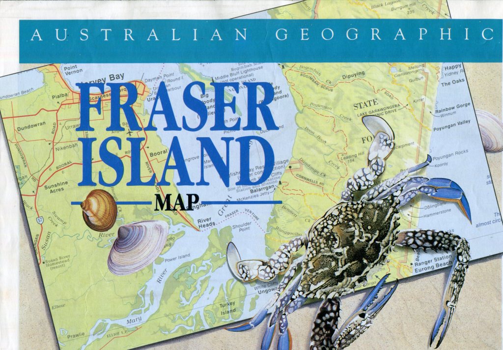 Aust Geog Map: Fraser Is. Scale 1 cm to 5 km