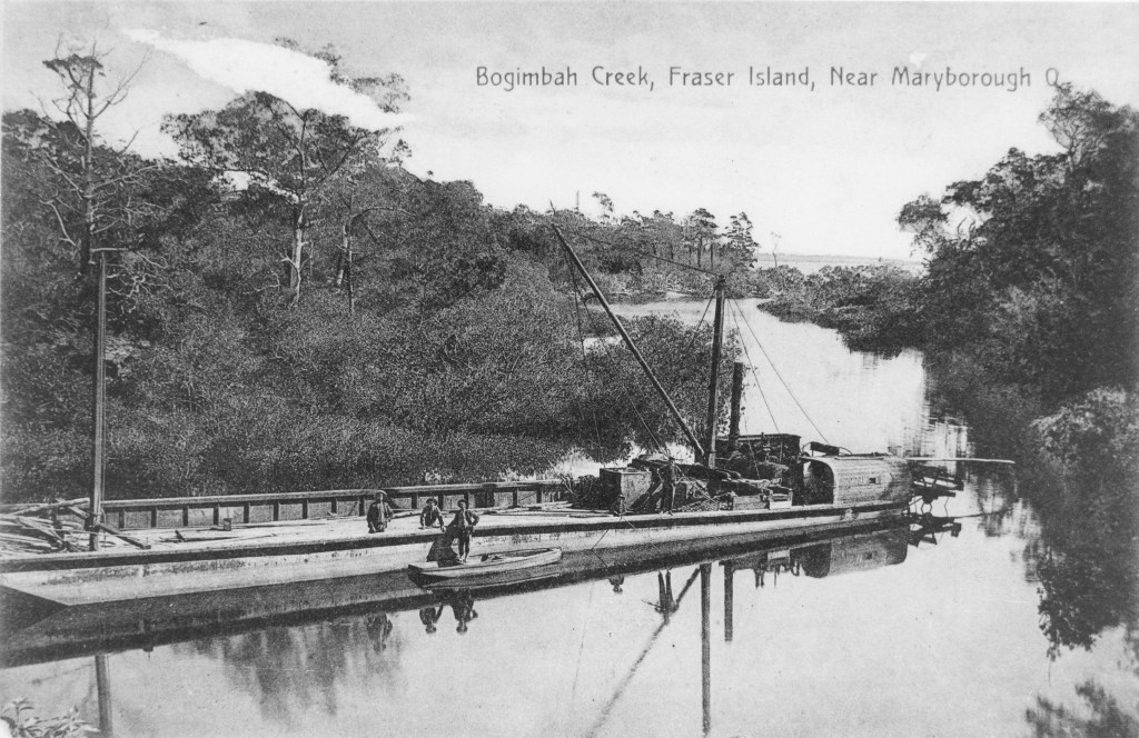 Log punt in Bogimbah Ck