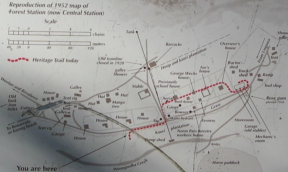 Map of Central Station 1952.