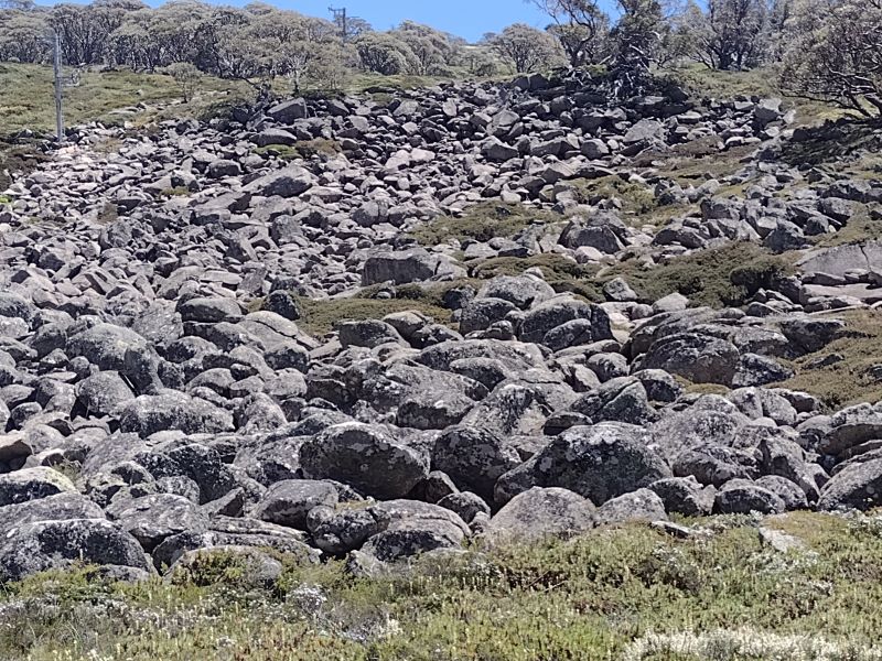 Block stream Spencers Ck. Kosciuszko National Park