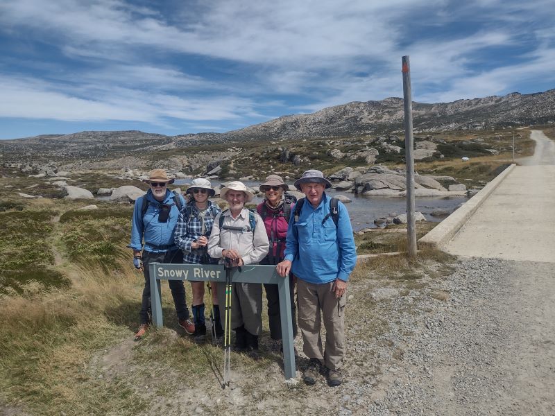 Snowy River crossing on Summit Track