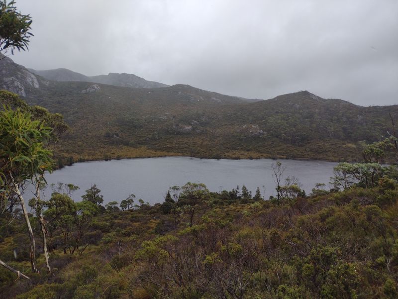 Lake Lilla. A cirque basin. Cradle Mountain national park.