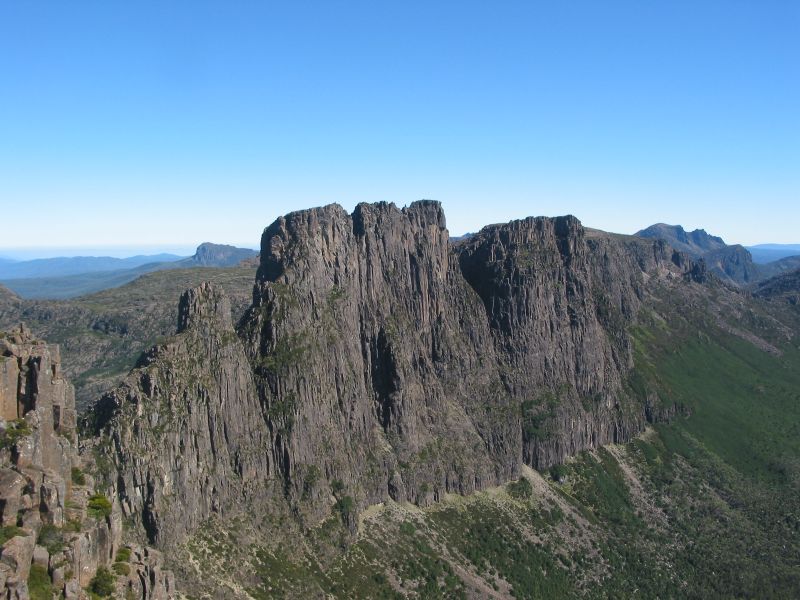 Dolerite cliffs. Central Plateau. Tasmania