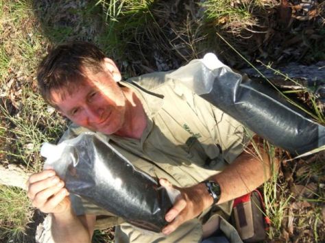 'Should I drink this stuff' ?  I did, after treating it.  Our only source of water was from a small pothole high up in the headwaters of Moolayember Creek in Queensland's sandstone belt.